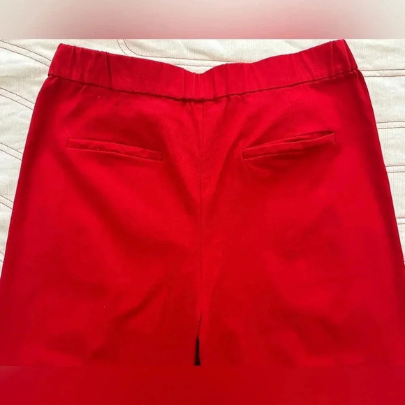 Scoop NYC Flare Cropped Women's Red Trousers - Picture 7 of 7